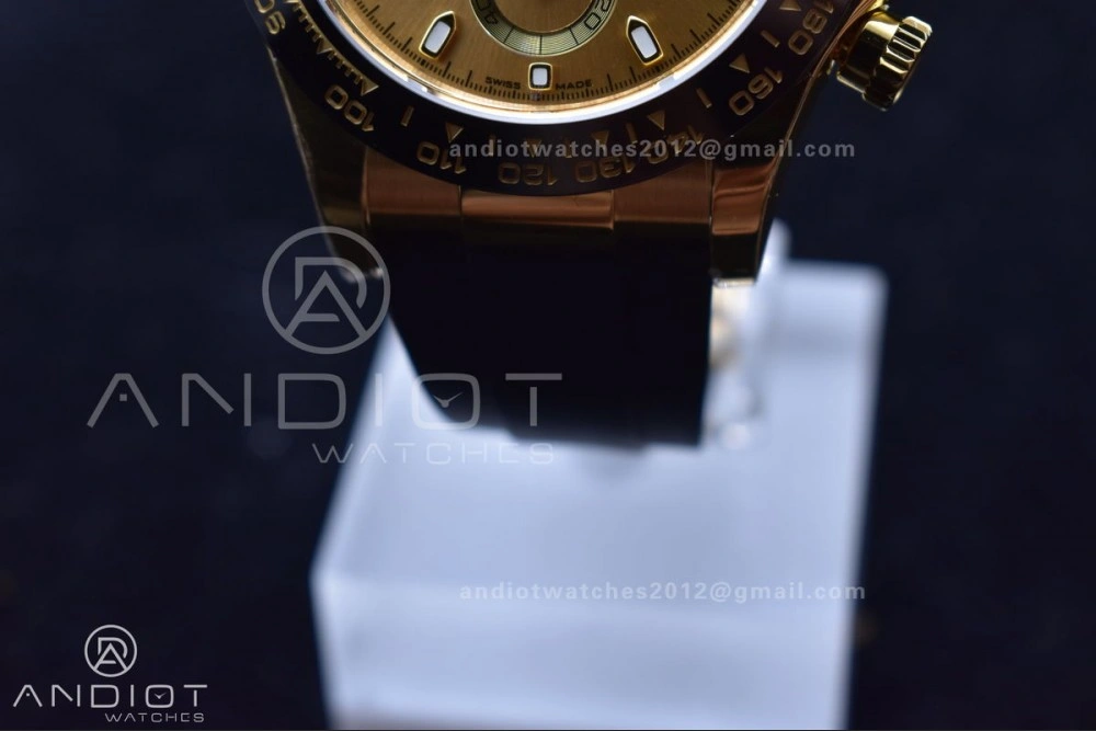Daytona 116518 BTF 1:1 Best Edition YG Lume Dial on Oysterflex Rubber Strap SA Reliable 764