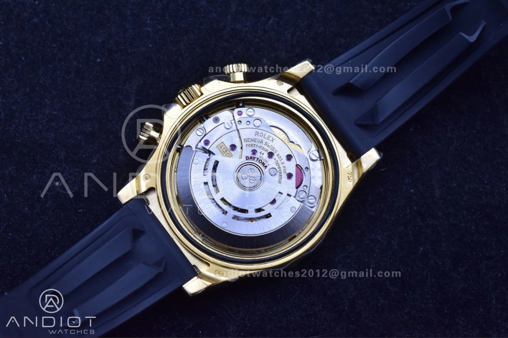 WeatherProof Daytona 116518 LN ZF 1:1 Best Edition YG Black Dial on Oyster-flex Strap SH4130 (Gain Weight) 770