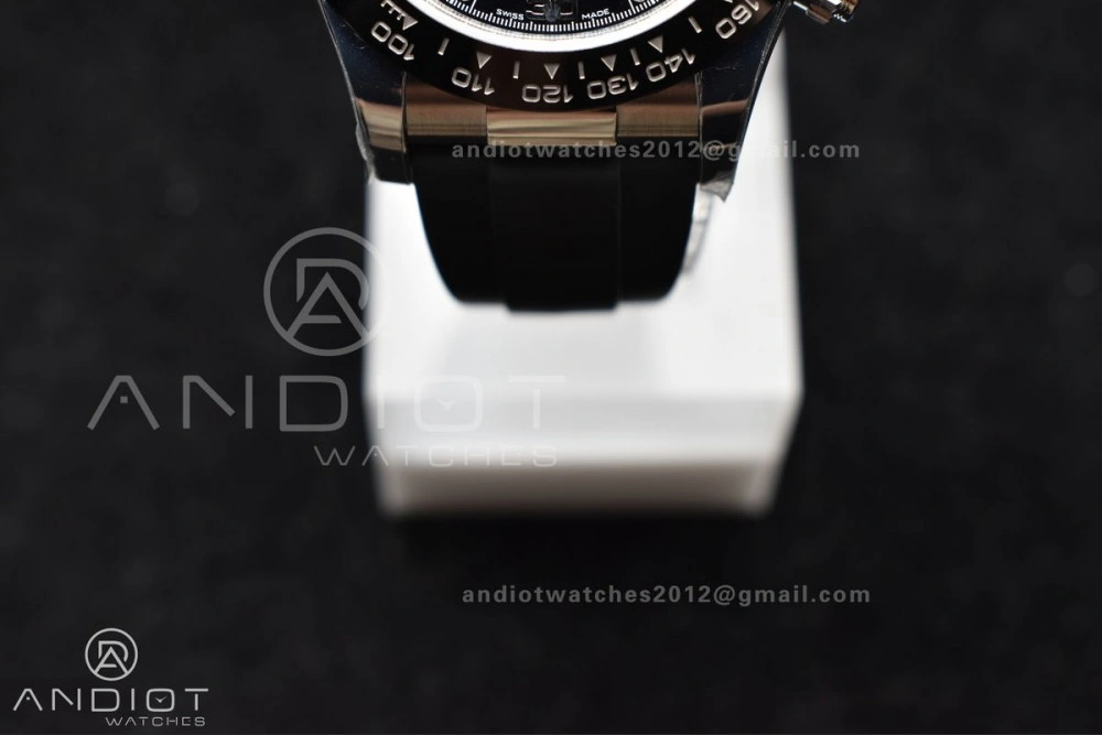 Daytona 116519 BTF 1:1 Best Edition Black Diamonds Dial on Oysterflex Rubber Strap SA Contemporary 768