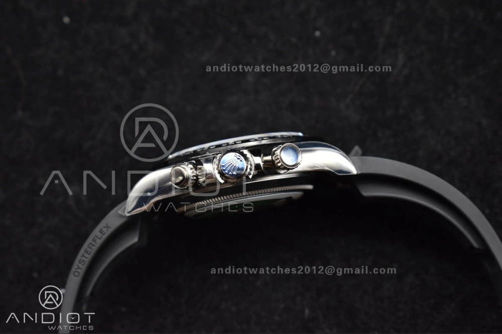 Daytona 116519 BTF 1:1 Best Edition Black Diamonds Dial on Oysterflex Rubber Strap SA Contemporary 768