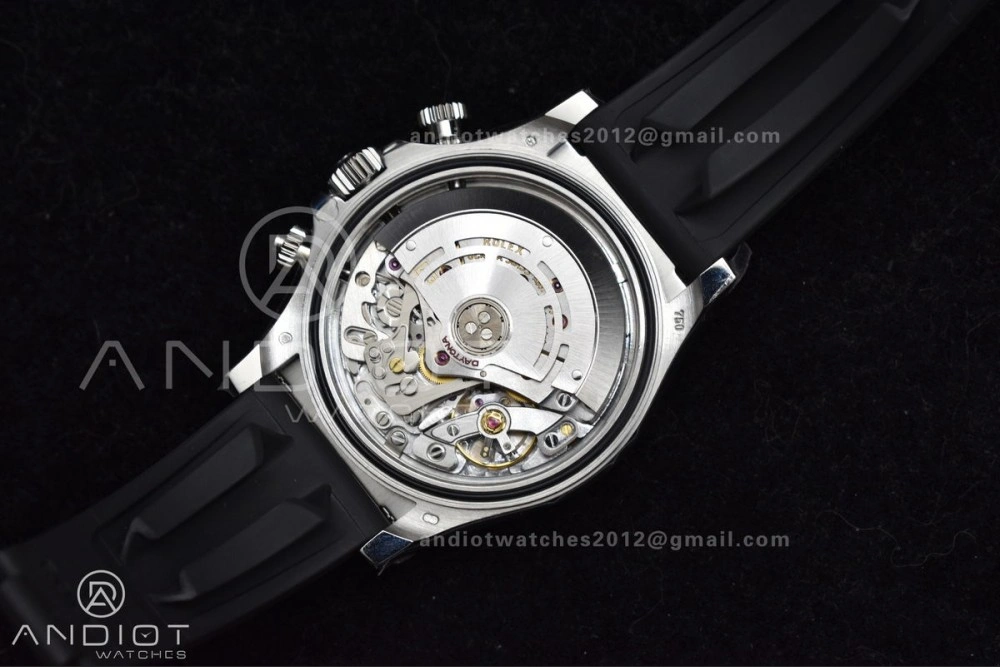 Daytona 116519 BTF 1:1 Best Edition Black Diamonds Dial on Oysterflex Rubber Strap SA Contemporary 768