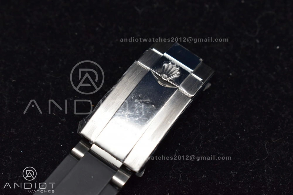 Elegant Daytona 116519 Clean 1:1 Best Edition 904L SS Case Silver Black Dial on Rubber Strap SA4130 V 414