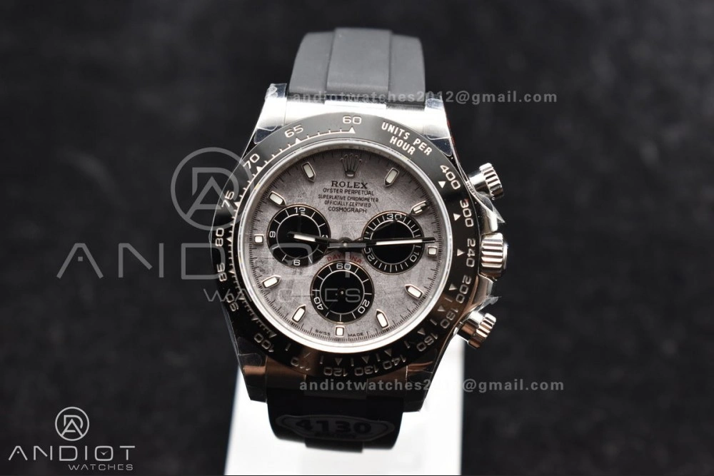 Daytona 116519 QF 1:1 Best Edition Gray Dial on Oysterflex Rubber Strap SA Unisex 788
