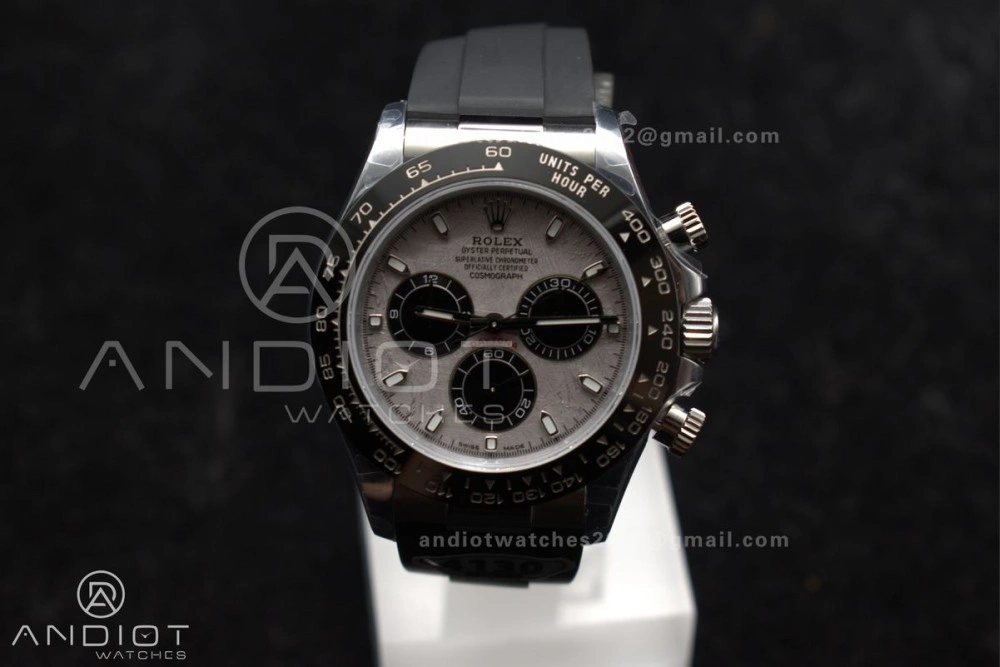 Daytona 116519 QF 1:1 Best Edition Meteorite Dial on Oysterflex Strap SH4130 V3 (Gain Weight) Bold 767