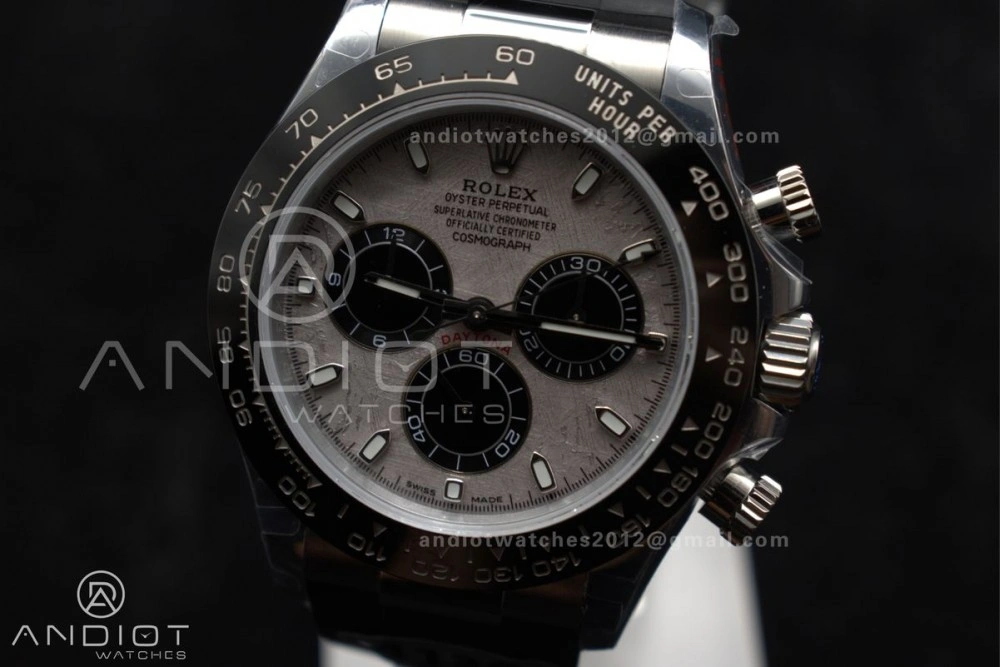 Daytona 116519 QF 1:1 Best Edition Meteorite Dial on Oysterflex Strap SH4130 V3 (Gain Weight) Bold 767