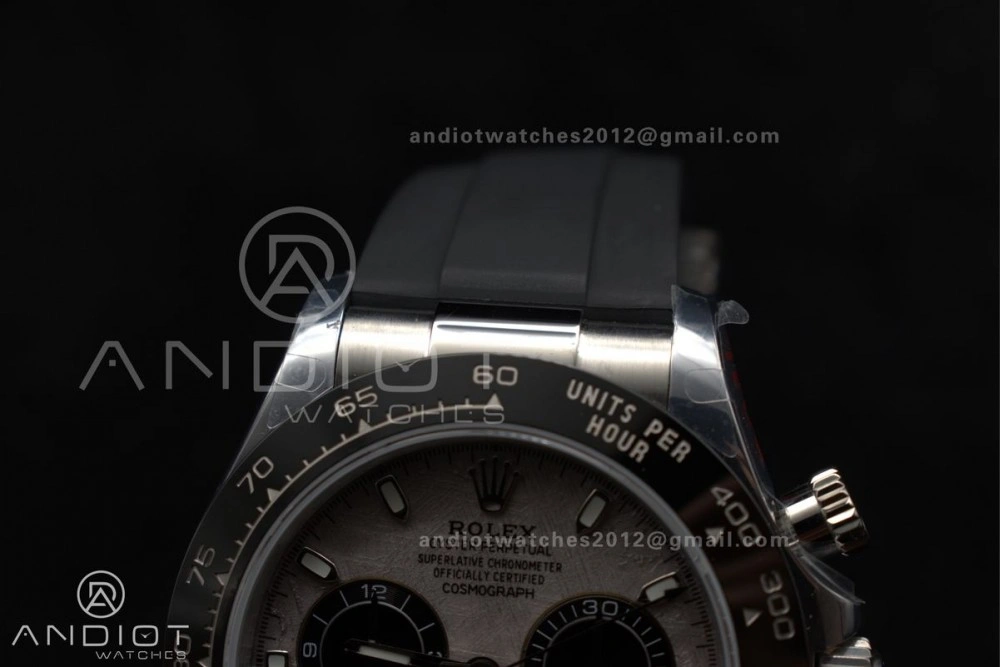 Daytona 116519 QF 1:1 Best Edition Meteorite Dial on Oysterflex Strap SH4130 V3 (Gain Weight) Bold 767