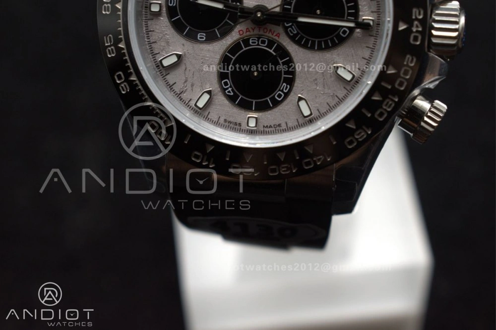 Daytona 116519 QF 1:1 Best Edition Meteorite Dial on Oysterflex Strap SH4130 V3 (Gain Weight) Bold 767