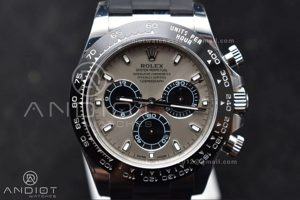 Daytona 116519 VSF 1:1 Best Edition 904L Steel Gray Dial on Oyster flex Strap DD FlexibleFit 775