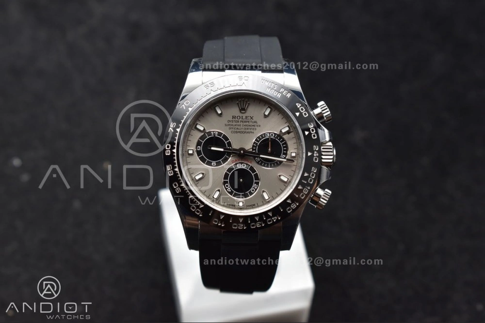 Daytona 116519 VSF 1:1 Best Edition 904L Steel Gray Dial on Oyster flex Strap DD FlexibleFit 775