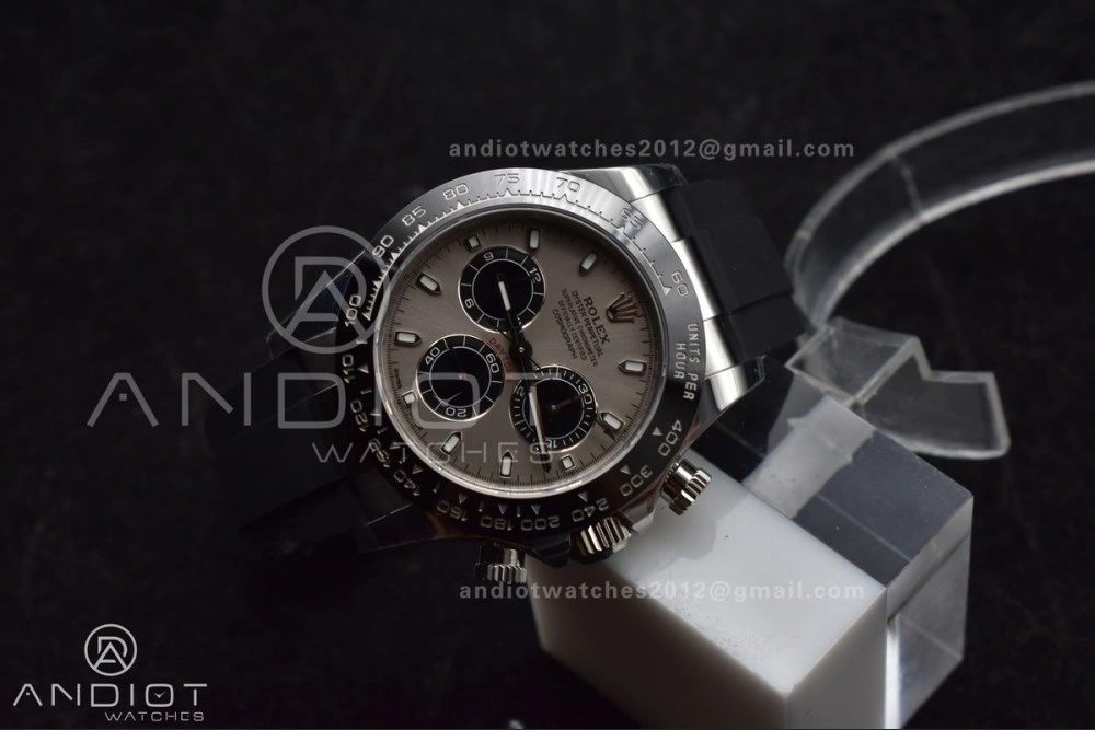 Daytona 116519 VSF 1:1 Best Edition 904L Steel Gray Dial on Oyster flex Strap DD FlexibleFit 775