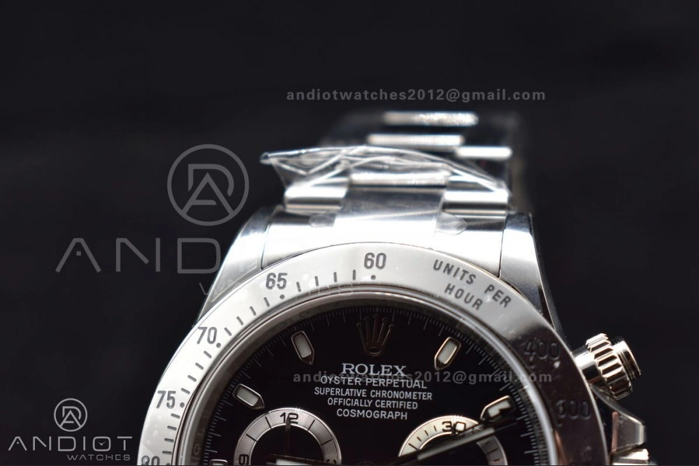 Daytona 116520 Clean 1:1 Best Edition 904L SS Case and Bracelet Black Dial SA4130 V SmoothTexture 773