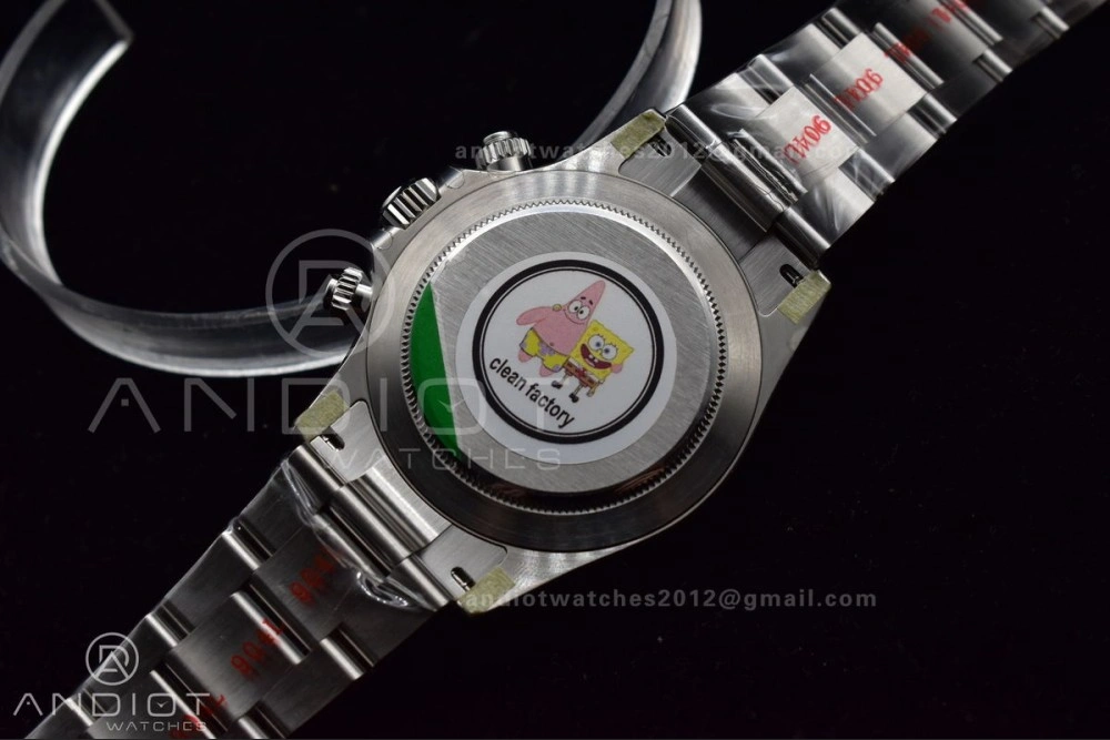 Daytona 116520 Clean 1:1 Best Edition 904L SS Case and Bracelet Black Dial SA4130 V SmoothTexture 773