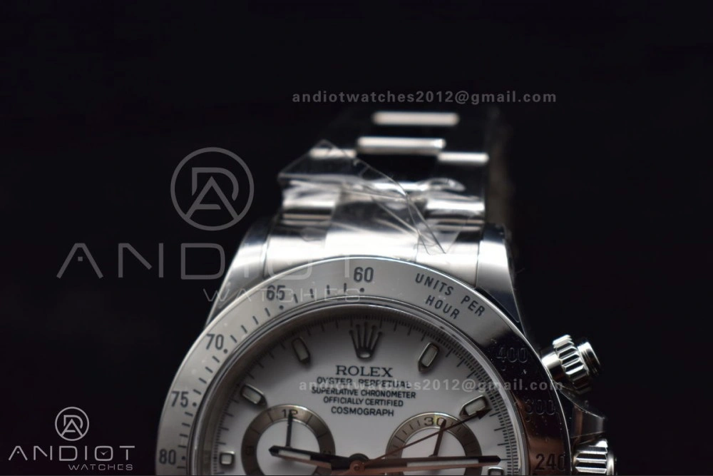 Daytona 116520 Clean 1:1 Best Edition 904L SS Case and Bracelet White Dial SA4130 V QuickDry 774