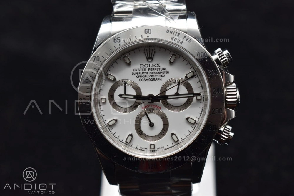 Daytona 116520 Clean 1:1 Best Edition 904L SS Case and Bracelet White Dial SA4130 V QuickDry 774