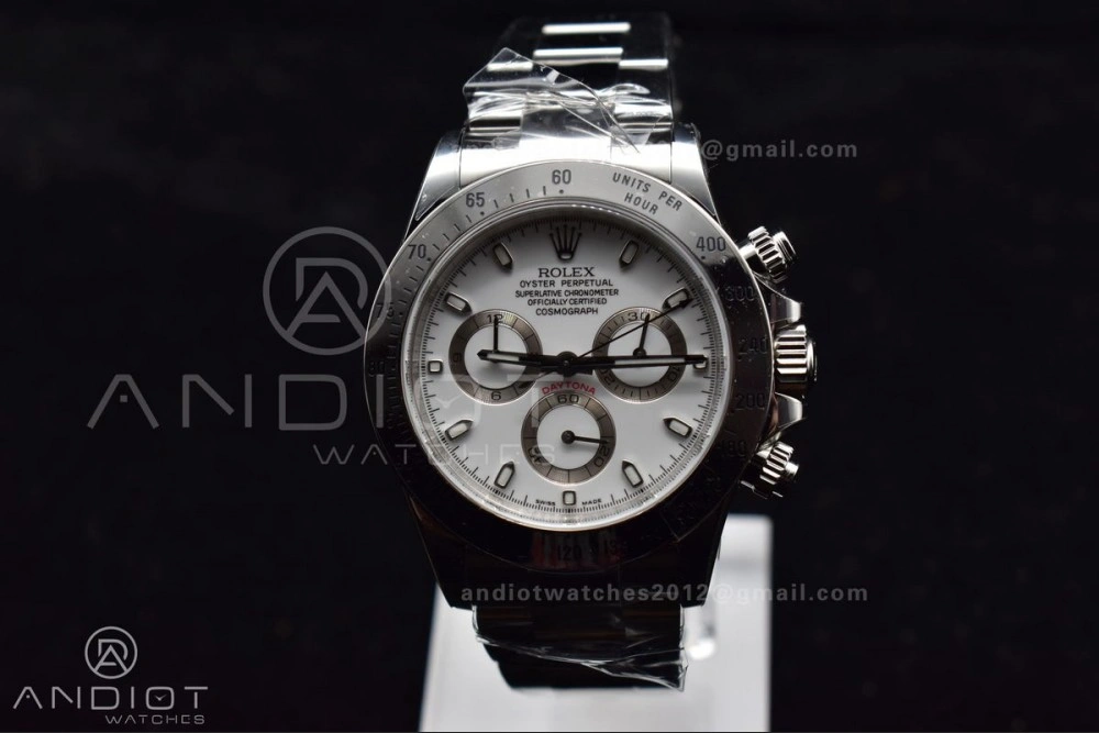 Daytona 116520 Clean 1:1 Best Edition 904L SS Case and Bracelet White Dial SA4130 V QuickDry 774