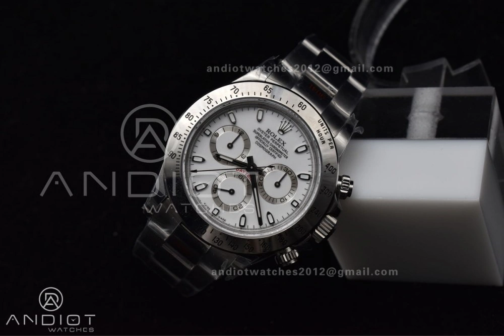 WeatherProof Daytona 116520 QF 1:1 Best Edition White Dial on SS Bracelet SA4130 V 771