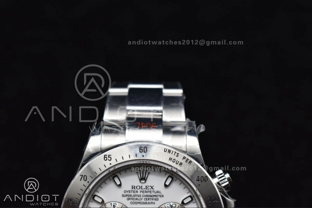 WeatherProof Daytona 116520 QF 1:1 Best Edition White Dial on SS Bracelet SA4130 V 771