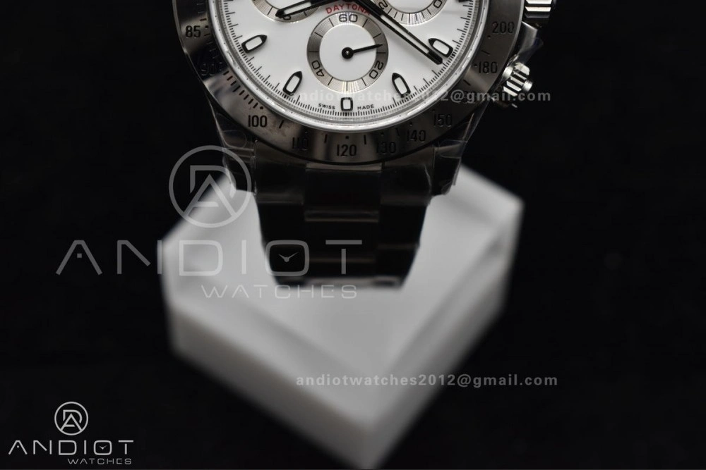 WeatherProof Daytona 116520 QF 1:1 Best Edition White Dial on SS Bracelet SA4130 V 771
