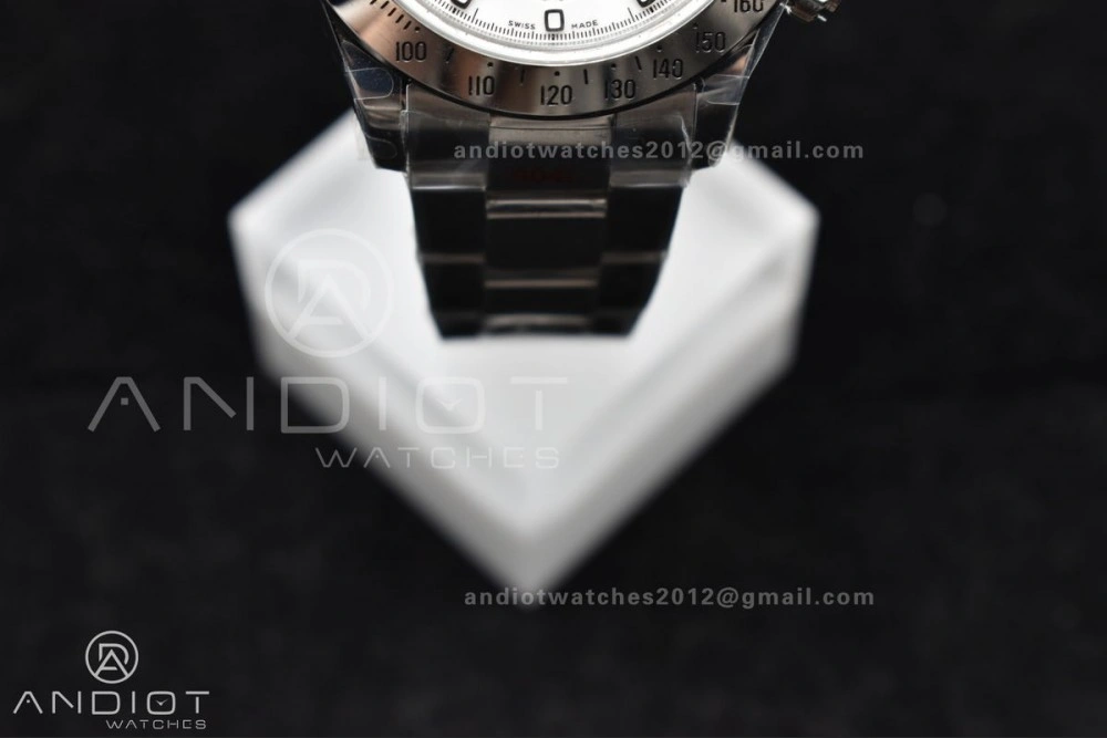 WeatherProof Daytona 116520 QF 1:1 Best Edition White Dial on SS Bracelet SA4130 V 771