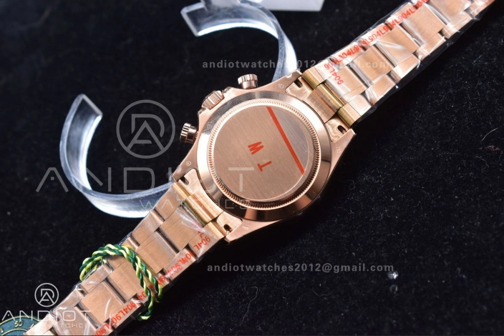 Daytona 116595RBOW RG Rainbow Crystal TWF Best Edition Black Dial on YG Bracelet A Classic 428