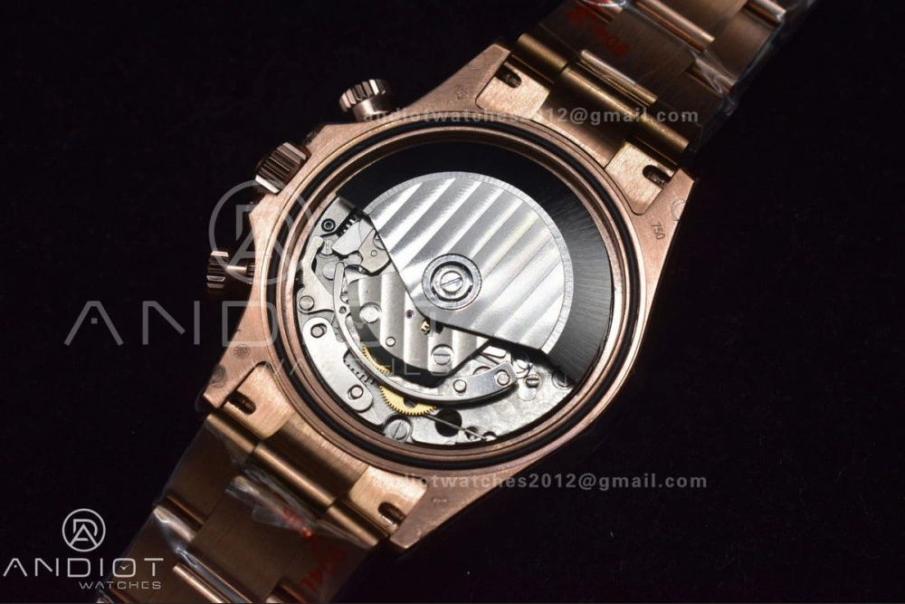 Daytona 116595RBOW RG Rainbow Crystal TWF Best Edition Black Dial on YG Bracelet A Classic 428