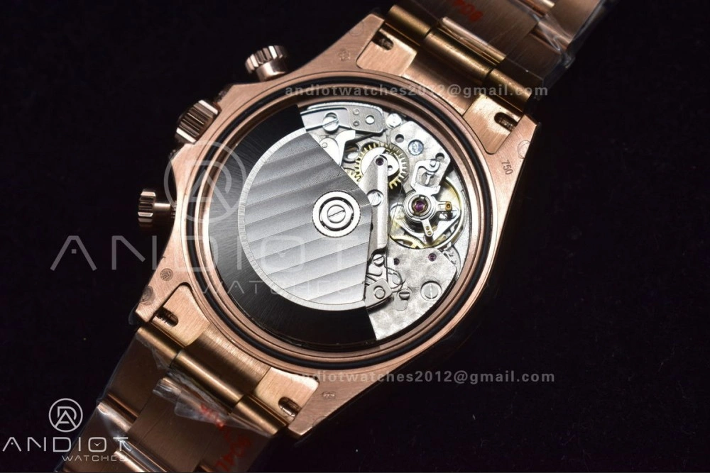 Daytona 116595RBOW RG Rainbow Crystal TWF Best Edition Black Dial on YG Bracelet A Classic 428