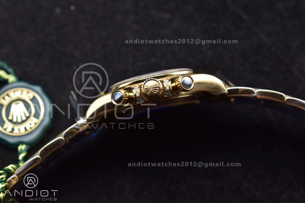 Daytona 116598RBOW Rainbow ZF 1:1 Best Edition Black Diamonds Dial on YG Bracelet SH Timeless 779