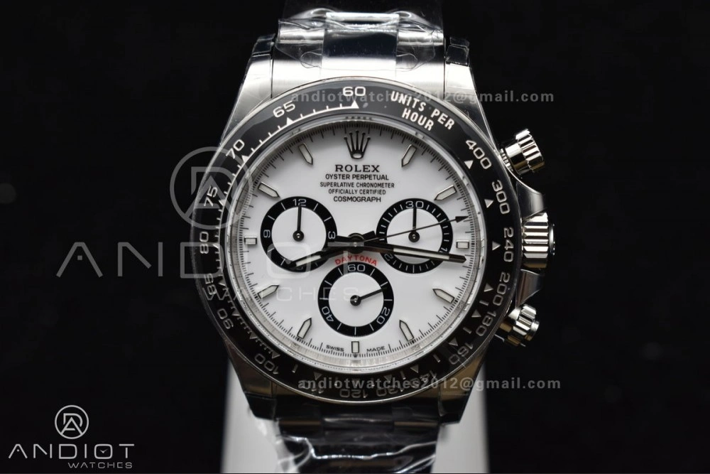 SoftTouch Daytona 126500 BTF 1:1 Best Edition 904L Steel White Dial on SS Bracelet DD 781