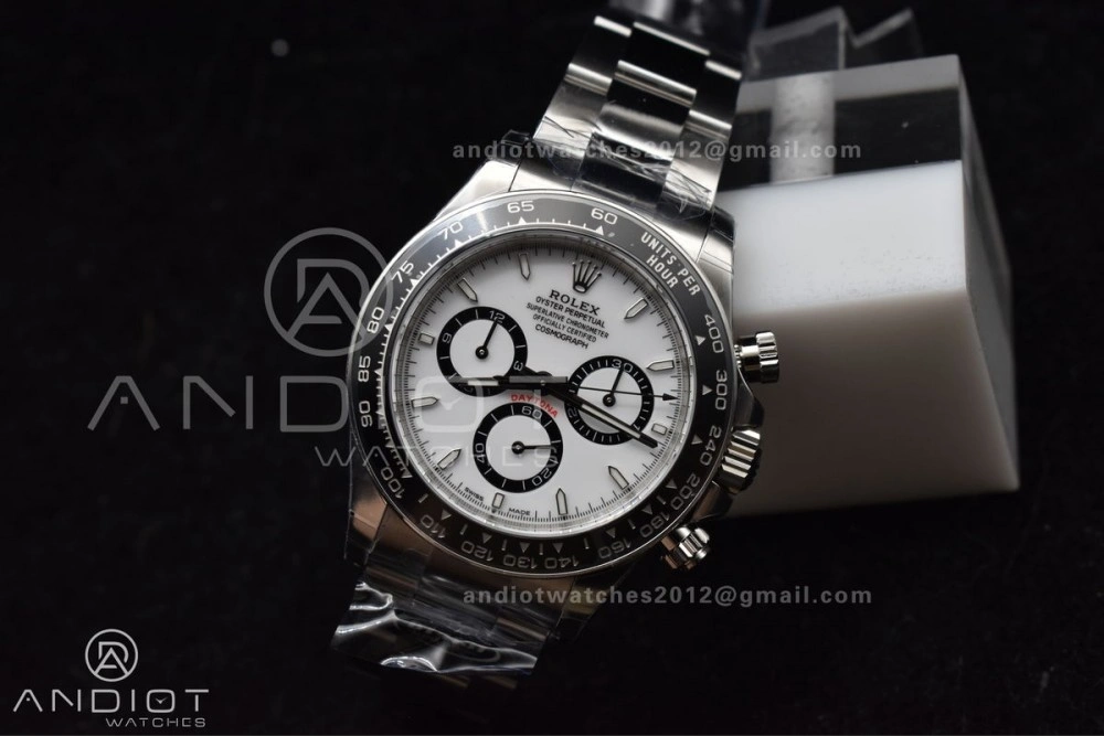 SoftTouch Daytona 126500 BTF 1:1 Best Edition 904L Steel White Dial on SS Bracelet DD 781