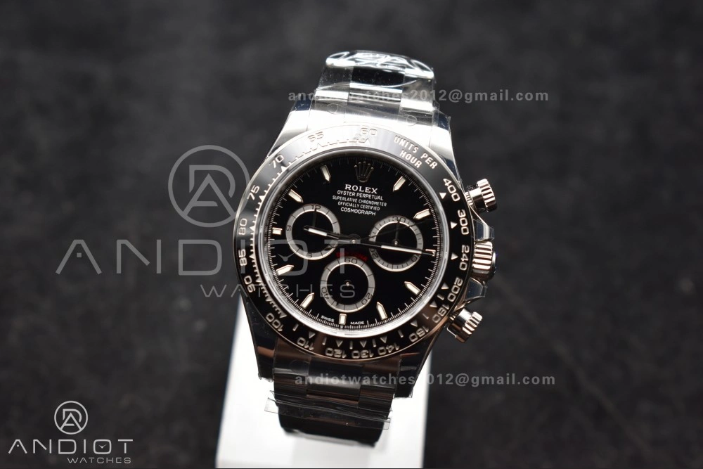 Classic Daytona 126500 VSF 1:1 Best Edition 904L Steel Black Dial on SS Bracelet DD 780