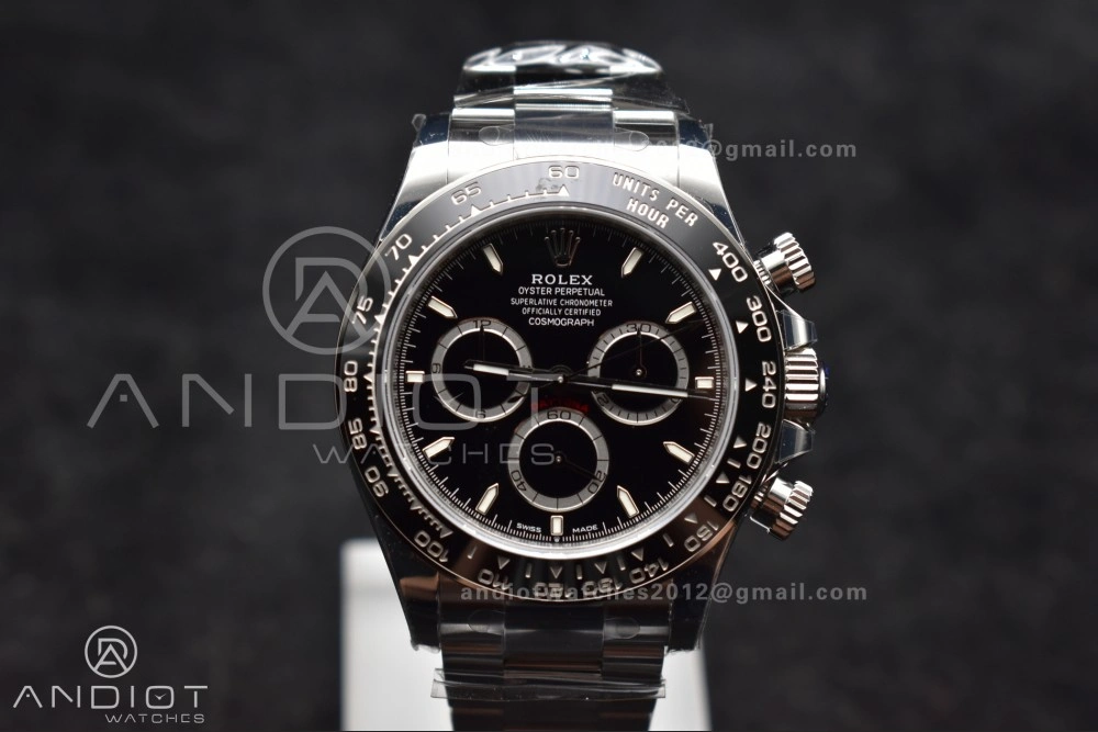 Classic Daytona 126500 VSF 1:1 Best Edition 904L Steel Black Dial on SS Bracelet DD 780