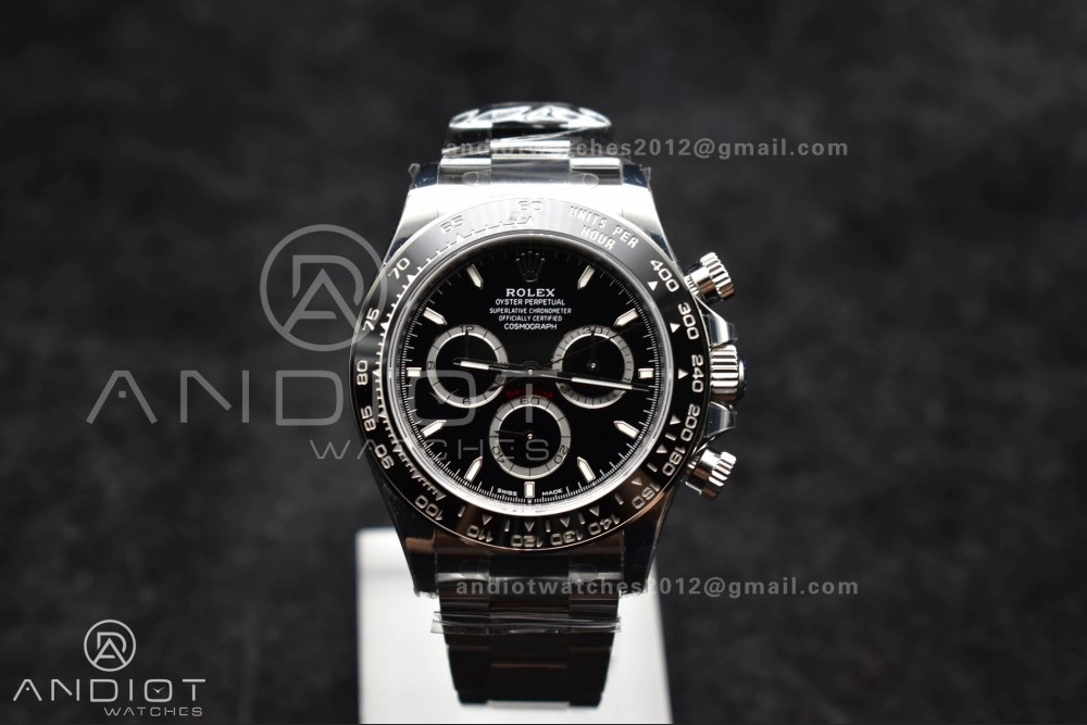Classic Daytona 126500 VSF 1:1 Best Edition 904L Steel Black Dial on SS Bracelet DD 780