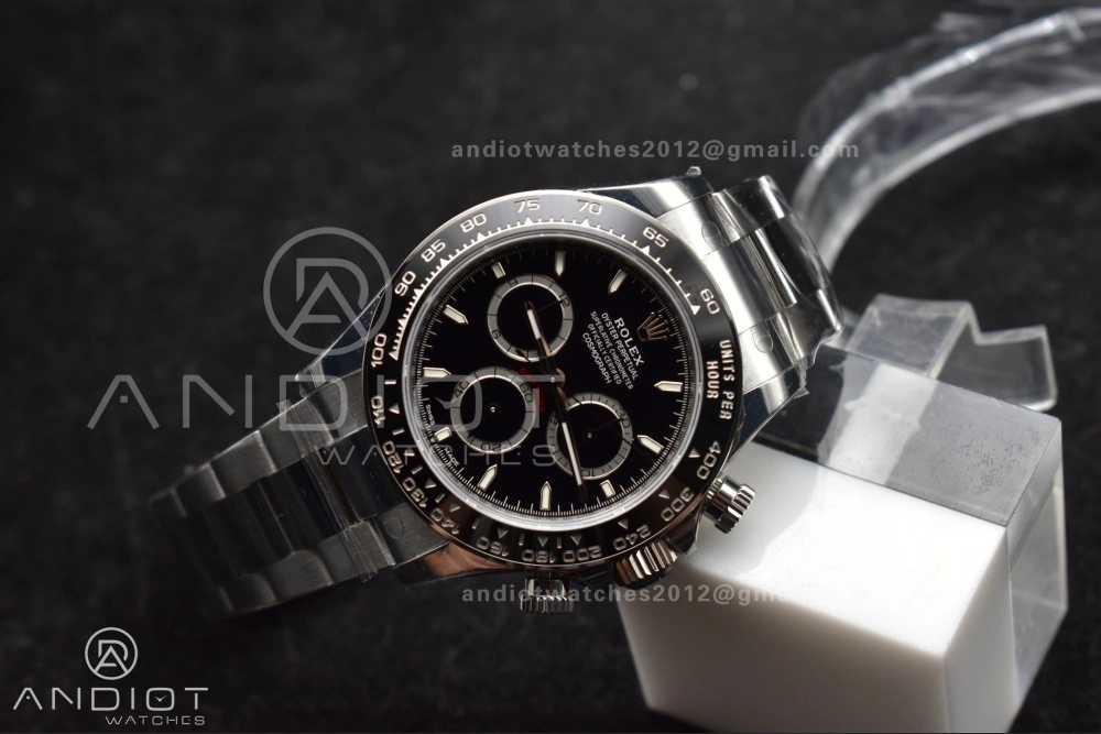 Classic Daytona 126500 VSF 1:1 Best Edition 904L Steel Black Dial on SS Bracelet DD 780
