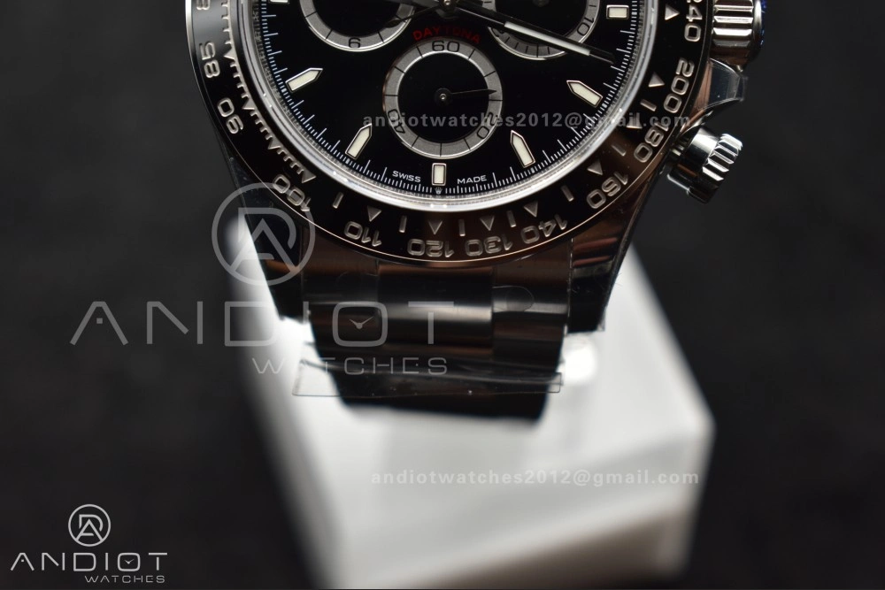 Classic Daytona 126500 VSF 1:1 Best Edition 904L Steel Black Dial on SS Bracelet DD 780