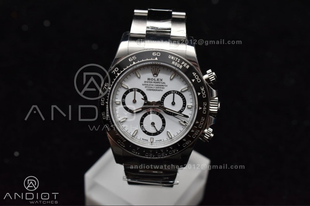 Daytona 126500 VSF 1:1 Best Edition 904L Steel White Dial on SS Bracelet DD Functional 782
