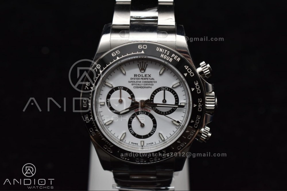 Daytona 126500 VSF 1:1 Best Edition 904L Steel White Dial on SS Bracelet DD Functional 782