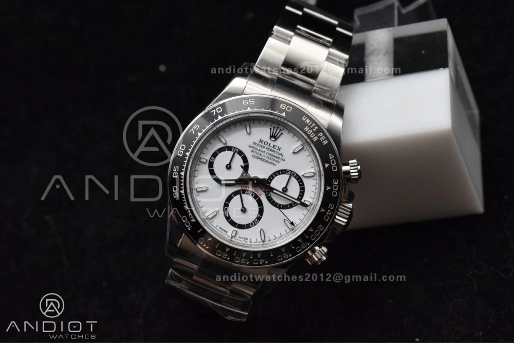 Daytona 126500 VSF 1:1 Best Edition 904L Steel White Dial on SS Bracelet DD Functional 782