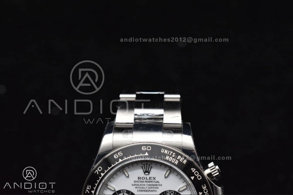 Daytona 126500 VSF 1:1 Best Edition 904L Steel White Dial on SS Bracelet DD Functional 782