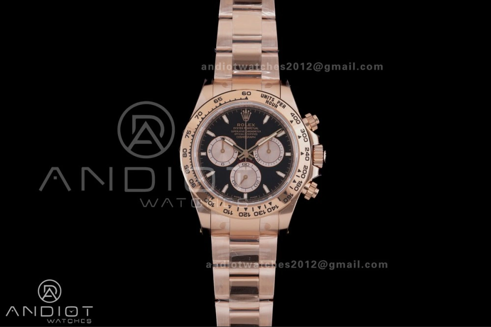 ZeroBulk Daytona 126505 Gain Weight VSF 1:1 Best Edition Black Dial RG Sub-dial On Oyster Bracelet DD 784
