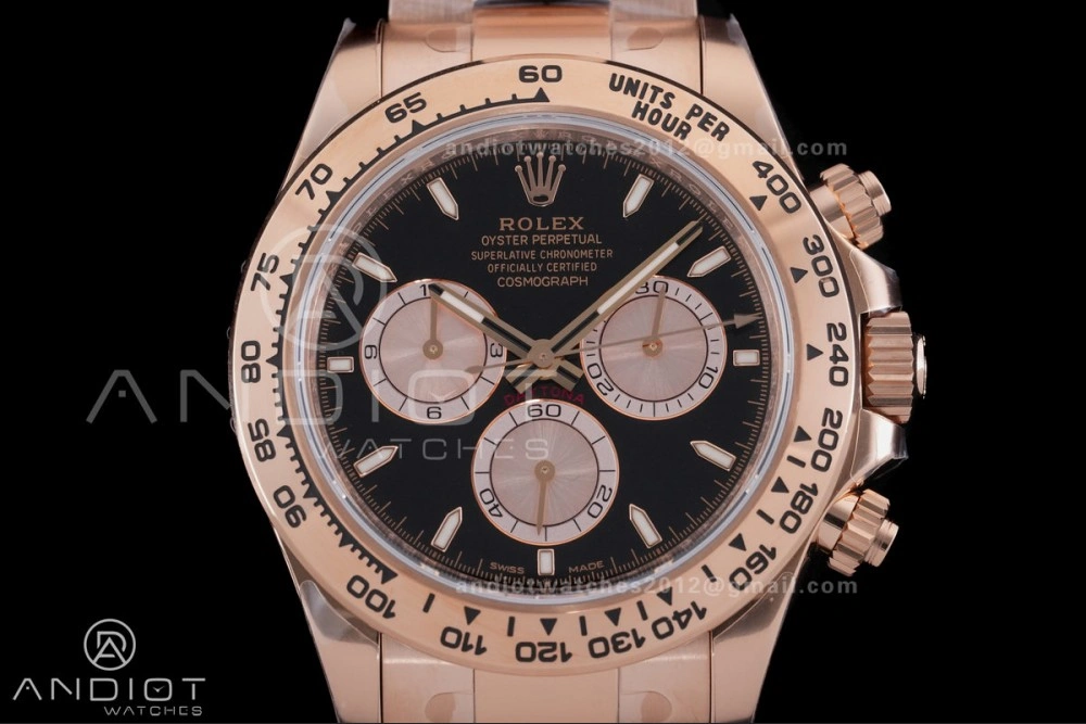 ZeroBulk Daytona 126505 Gain Weight VSF 1:1 Best Edition Black Dial RG Sub-dial On Oyster Bracelet DD 784