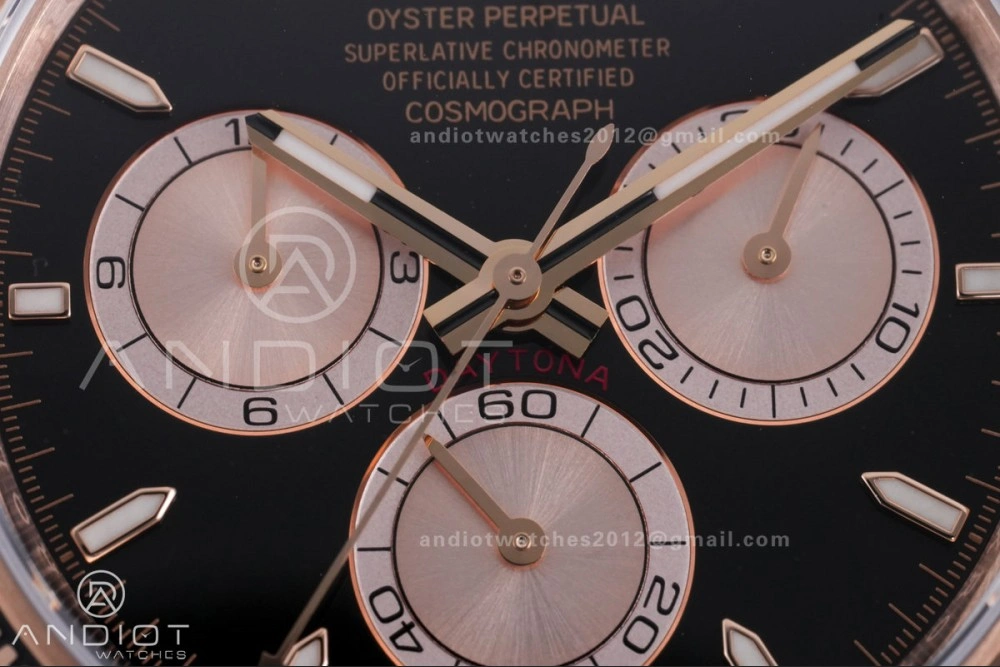 ZeroBulk Daytona 126505 Gain Weight VSF 1:1 Best Edition Black Dial RG Sub-dial On Oyster Bracelet DD 784