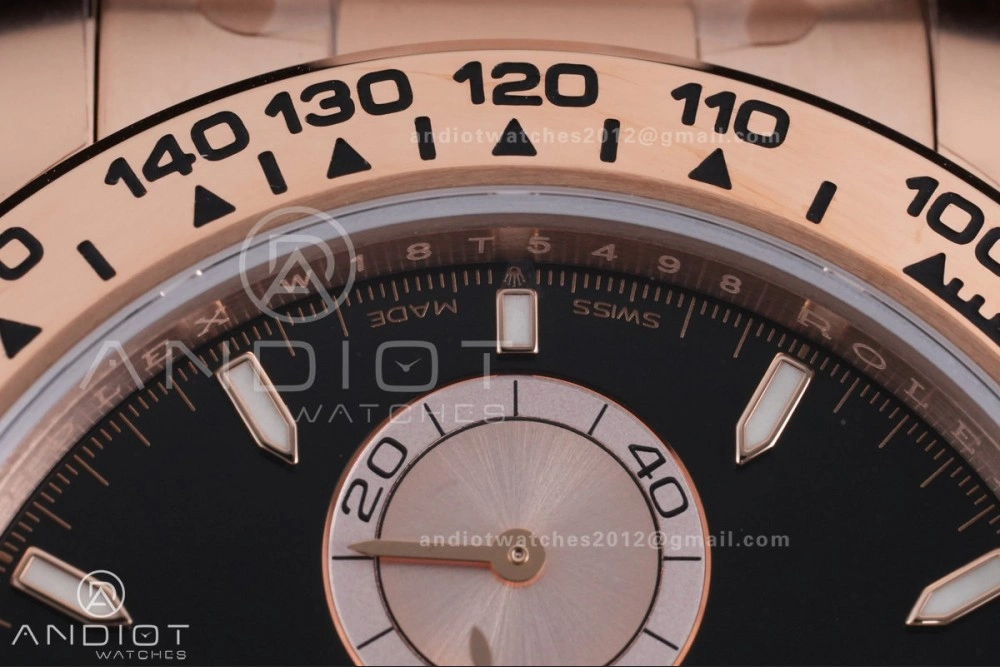 ZeroBulk Daytona 126505 Gain Weight VSF 1:1 Best Edition Black Dial RG Sub-dial On Oyster Bracelet DD 784