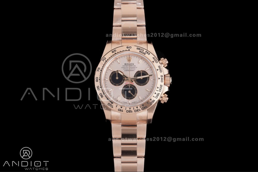 Daytona 126505 Gain Weight VSF 1:1 Best Edition RG Dial Black Sub-dial On Oyster Bracelet DD Sophisticated 786