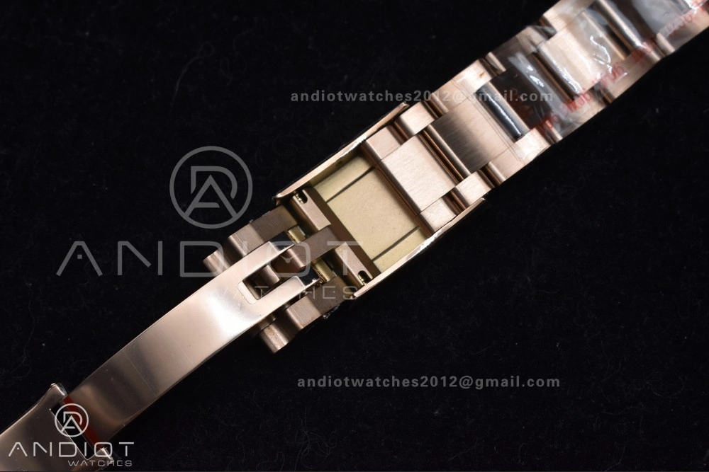 Breathable Daytona 126505 QF 1:1 Best Edition Black RG Diamonds Dial on RG Braclet SH4131 V 783