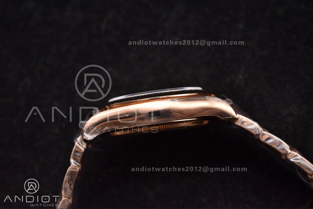 Breathable Daytona 126505 QF 1:1 Best Edition Black RG Diamonds Dial on RG Braclet SH4131 V 783