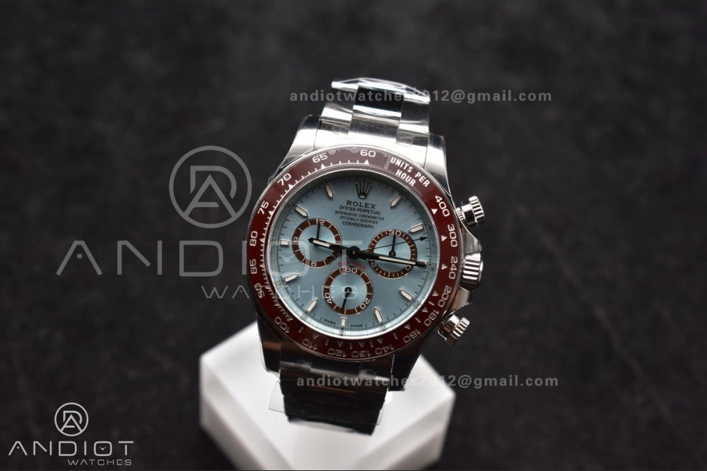 Daytona 126506 904L SS Clean 1:1 Best Edition Ice Blue Dial Sticks Markers on 904L SS Bracelet Super Clone Asian Comfortable 785
