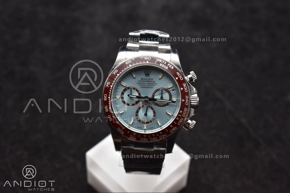 Daytona 126506 904L SS Clean 1:1 Best Edition Ice Blue Dial Sticks Markers on 904L SS Bracelet Super Clone Asian Comfortable 785
