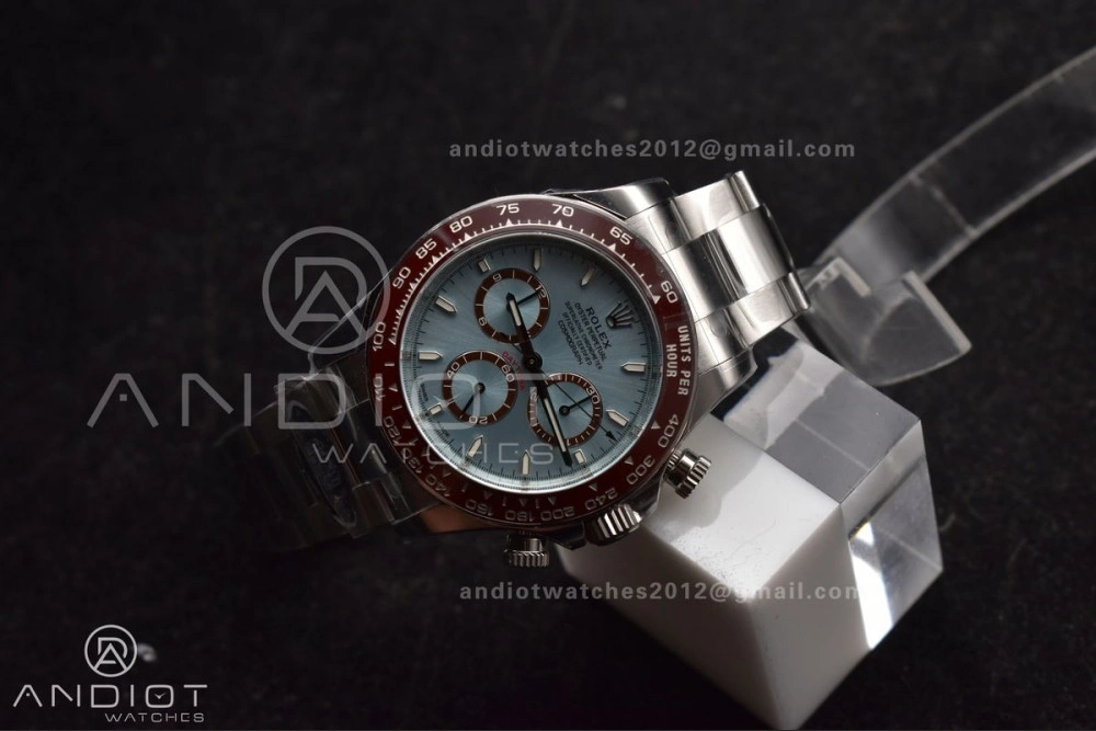 Daytona 126506 904L SS Clean 1:1 Best Edition Ice Blue Dial Sticks Markers on 904L SS Bracelet Super Clone Asian Comfortable 785