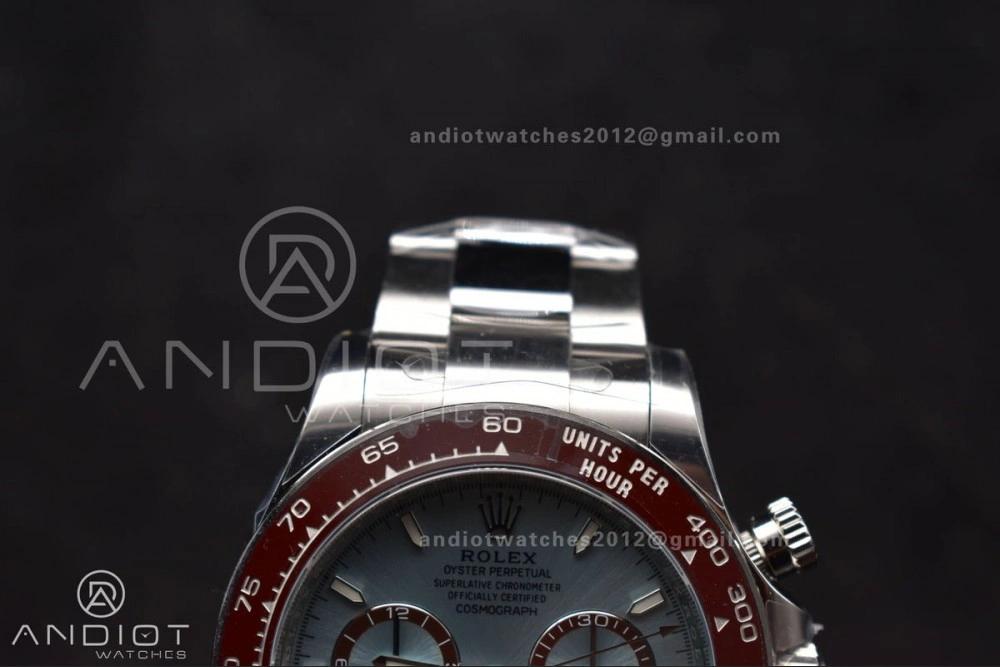 Daytona 126506 904L SS Clean 1:1 Best Edition Ice Blue Dial Sticks Markers on 904L SS Bracelet Super Clone Asian Comfortable 785