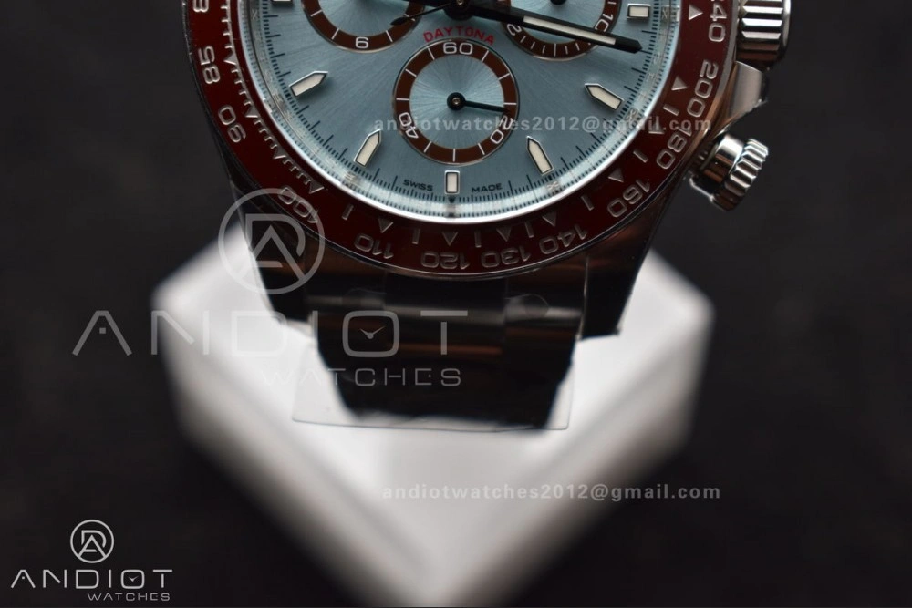 Daytona 126506 904L SS Clean 1:1 Best Edition Ice Blue Dial Sticks Markers on 904L SS Bracelet Super Clone Asian Comfortable 785